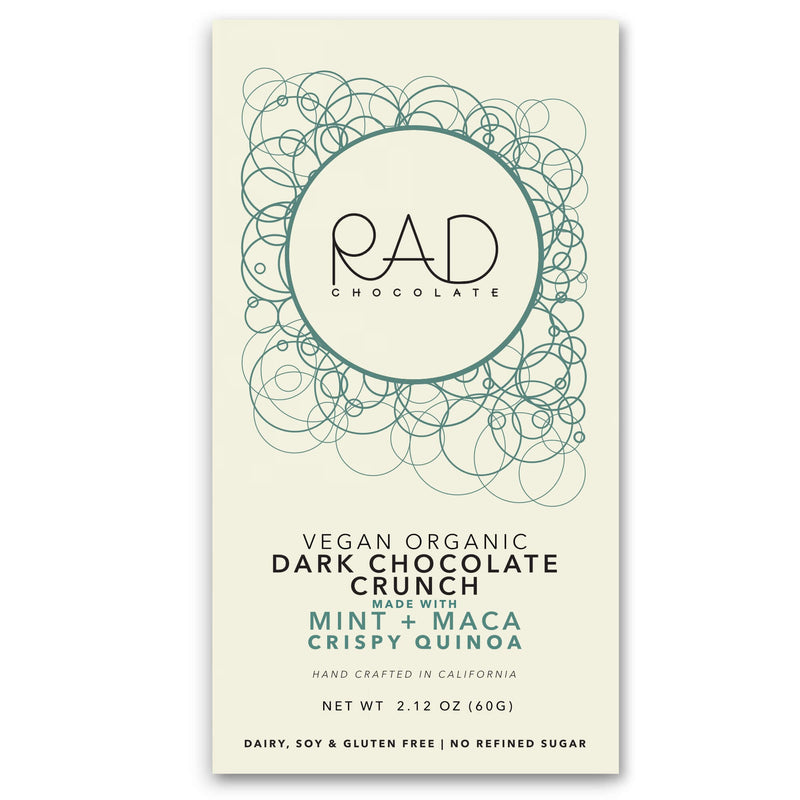 Mint & Maca Chocolate with Coconut Sugar & Crispy Quinoa