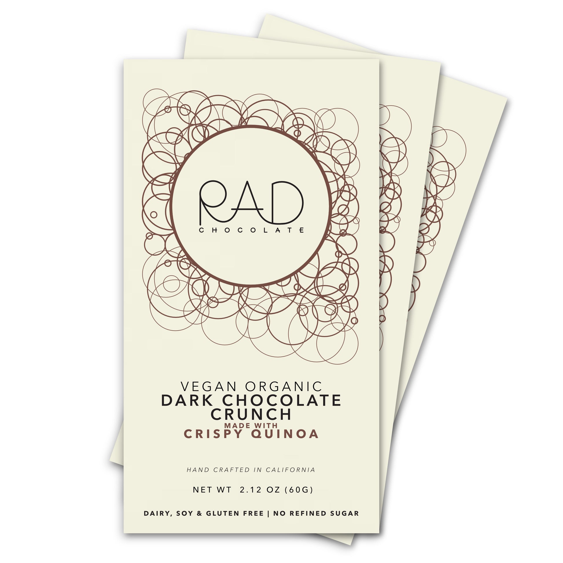 Pure Dark Chocolate with Coconut Sugar & Crispy Quinoa