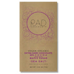 Load image into Gallery viewer, 3 pack | Organic Vegan Extra Dark 85% Cocoa Chocolate Maple Sugar Hint Sea Salt - Rad Chocolate
